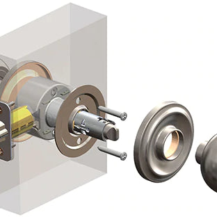 What is the difference between tubular and cylindrical door locks?