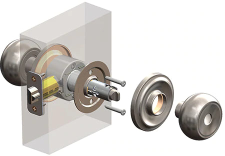 What is the difference between tubular and cylindrical door locks?